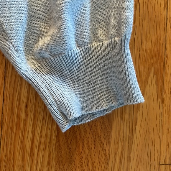 Argyle cotton v-neck sweater - Picture 5 of 6